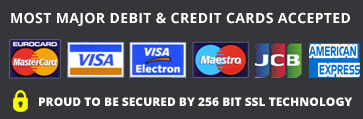 Lemon Fresh UK accepts most major debit and credit cards and are secured by 256 BIT SSL Technology for online safety and security.