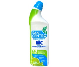 Sanicentro WC Anti-Limescale Descaling Disinfectant Gel 1L - Fresh Lime