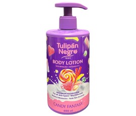 Tulipan Negro Body Lotion with Pump Top 400ml Candy Fantasy 