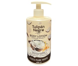 Tulipan Negro Body Lotion with Pump Top 400ml Coco Pure White