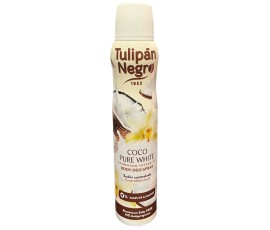 Tulipan Negro Deodorant Spray 200ml - Coco Pure White