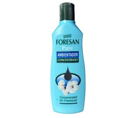 Foresan Pure (Ropa Limpia) Toilet Drops 125ml - Concentrated Air Freshener Liquid Drops - 1 Box - 24 Unit