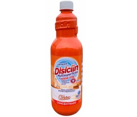 Disiclin Concentrated Floor & Multisurface Cleaner 1 Litre - Classic Orange - 1 Box - 12 Units