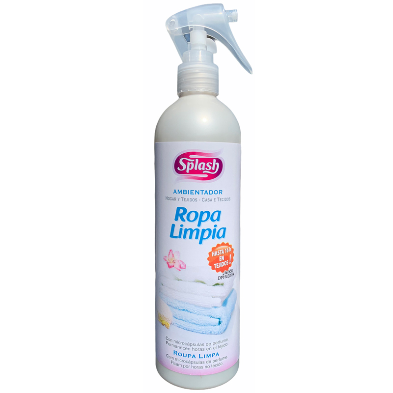Splash Air & Fabric Spray - Ropa Limpia 400ml | Lemon Fresh UK Ltd
