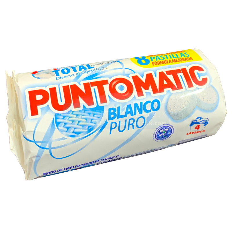 Puntomatic Detergent Tablets For White Clothes 4 Wash Lemon Fresh Uk Ltd