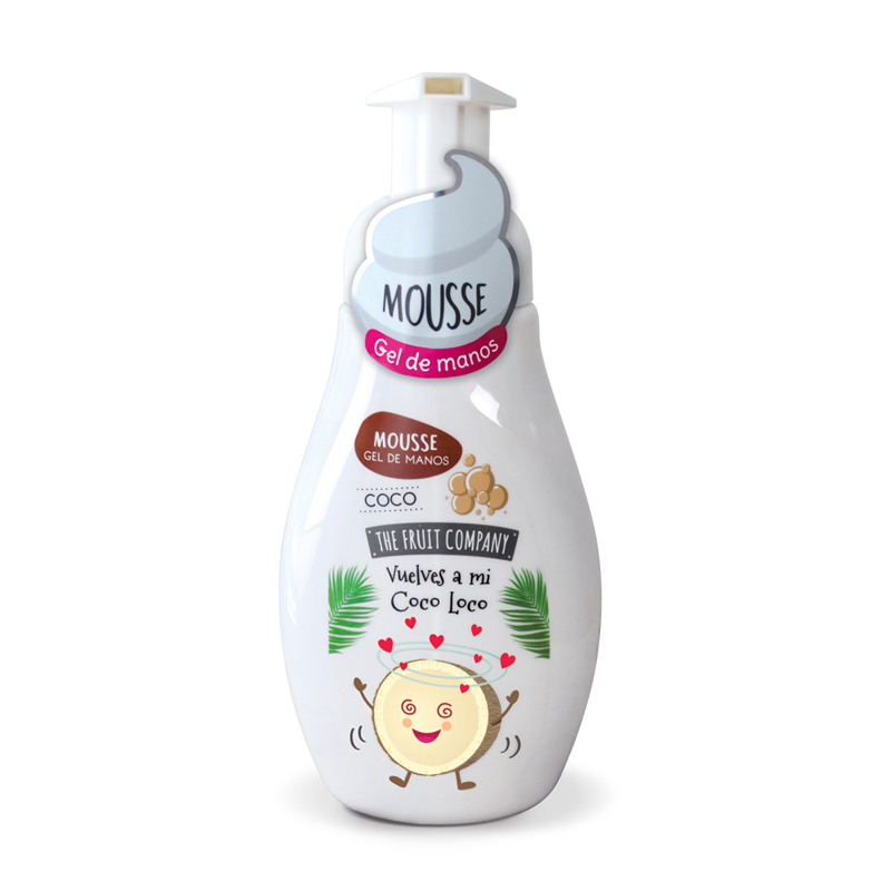 The Fruit Company Hand Soap Mousse with Pump Top - Coconut