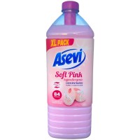 Asevi Concentrated Fabric Softener Hypoallergenic Soft Pink (Talco Rosa) 84 Wash - 1 Case - 8 Units