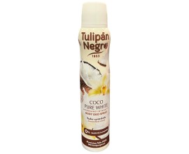 Tulipan Negro Deodorant Spray 200ml Coco Pure White - 1 Case - 12 Units