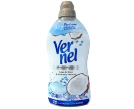 Vernel Fabric Softener 70 Wash - Coconut & Minerals - 1 Case - 8 Units